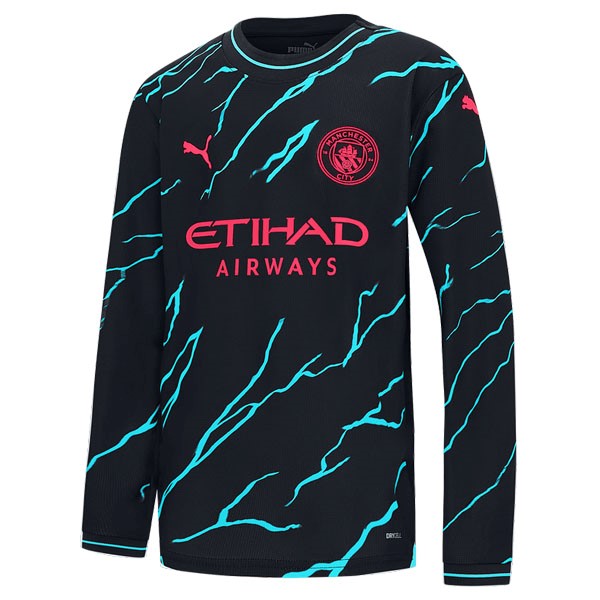 Thailande Maillot Manchester City Exterieur ML 2023-24